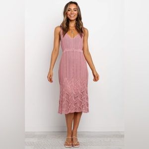 Petal & Pup Petrova Dress - Blush, Size Large